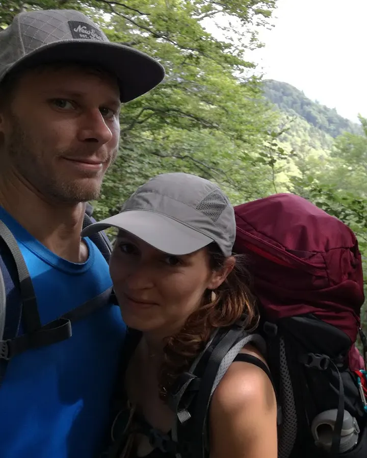 Über mich Trekking mit meiner Frau