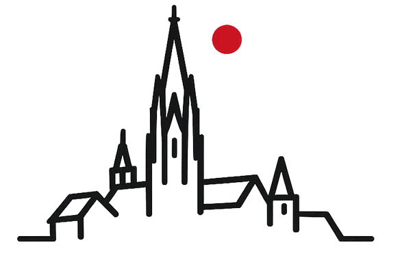 Silhouette vom Freiburger Münster