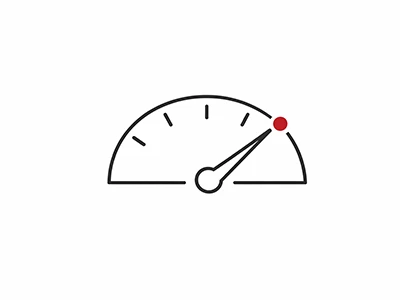 Tacho als Icon für schnelle Ladezeiten